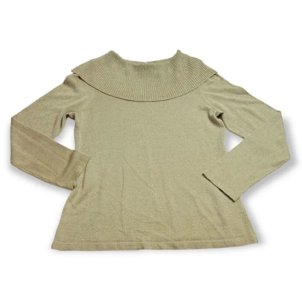 Judith Hart Petites gold blouse L